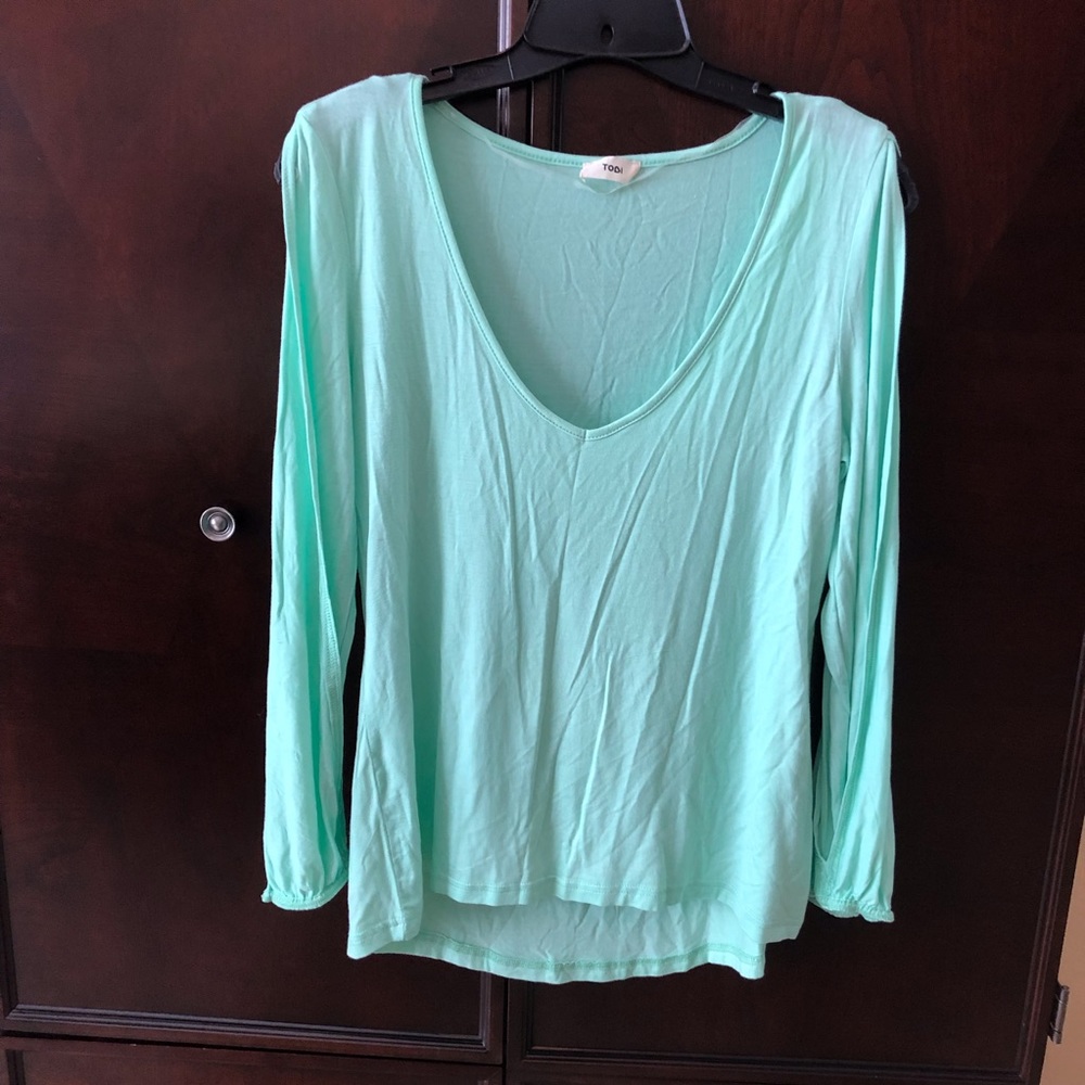🌈Cute mint green top by tobi